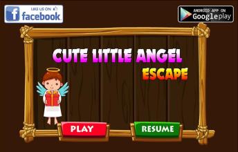 Best Escape 151 Cute Little Angel Escape Game截图1