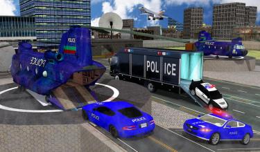 Police Airplane Transport: Ship Driving截图5