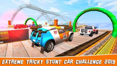 Extreme Tricky Stunt Car Challenge 2019截图3