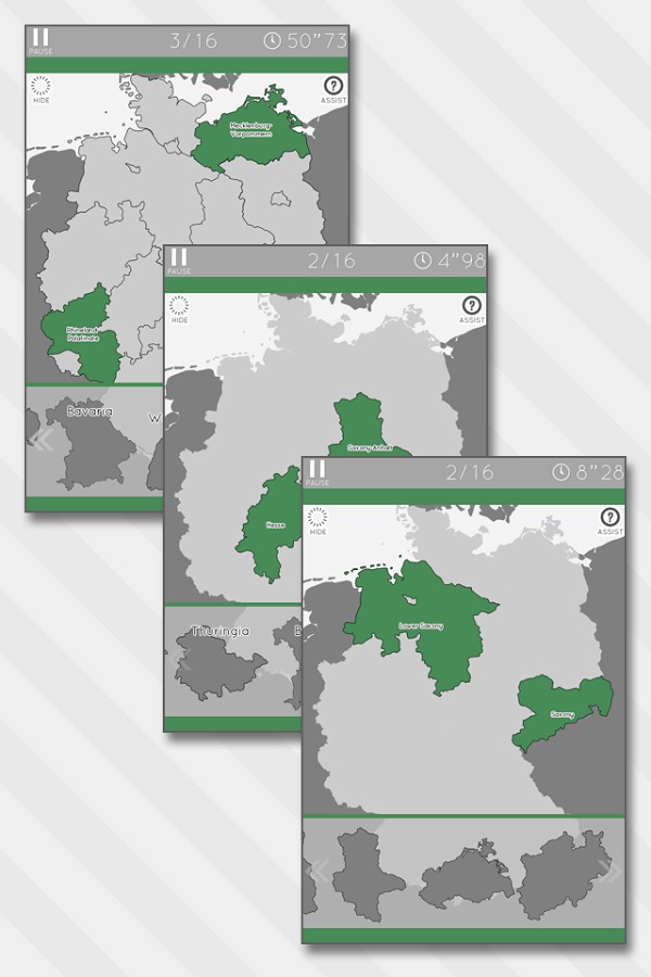 Enjoy L. Germany Map Puzzle截图2