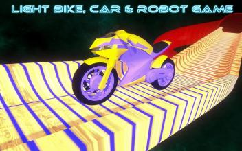 Light Moto Robot Transformation Car Games 2019截图5