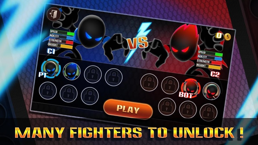 Stickman Warriors:UFB Fighting截图2