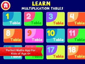 Multiplication Tables : Maths Games for Kids截图2