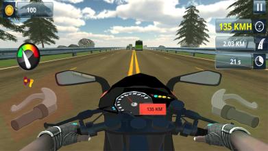 Heavy Bike Traffic Racing Game截图1