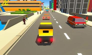 Tuk Tuk Rikshaw Virtual City Simulator Game截图1