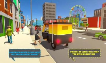 Tuk Tuk Rikshaw Virtual City Simulator Game截图3