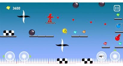 Stickman red Fighter : adventure balls colors截图3