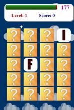 Alphabets Memory Game截图2