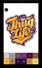 Thug Life Pixel Art: MLG Color By Number Memes截图1