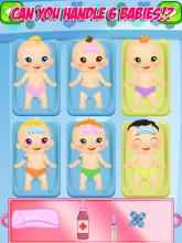 Sextuplets Newborn Baby Birth - Pregnancy Games截图1