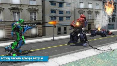 Futuristic Robot Dolphin City Battle - Robot Game截图3