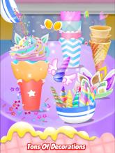 Unicorn Cupcake Cone - Trendy Rainbow Food截图2