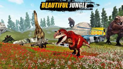 Dinosaur Transport Simulator : Rescue Driving Sim截图2