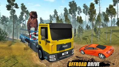 Dinosaur Transport Simulator : Rescue Driving Sim截图1