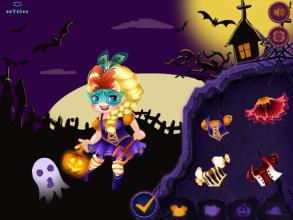 Elsas And Annan Halloween - dress up games截图1