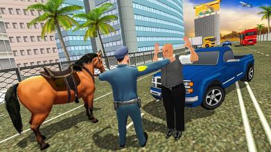 Police Horse Grand Crime City Gangster Mafia Chase截图4