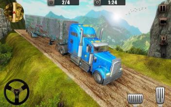 Off-Road USA Trucker Muddy Driving: Heavy Cargo截图2