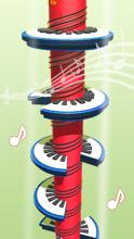 Helix Piano Tiles  Unlimited Piano Loop截图4