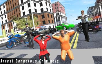 Mafia City US Police Bike Motorbike driving games截图5