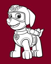 Marshall Puppy patrol Coloring games  Zuma, Chase截图4