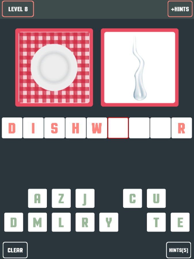 Picture puzzle - word game截图5