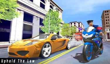 Mafia City US Police Bike Motorbike driving games截图2