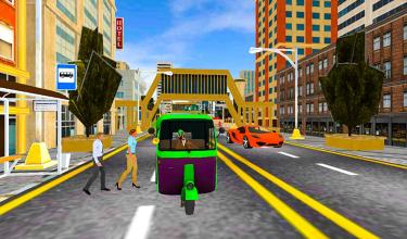 Auto Rikshaw Tuk Tuk Driving:Rikshaw Games截图3