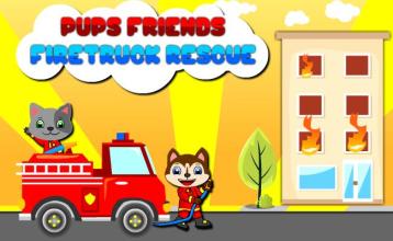 Pups Friends Fire Truck Rescue截图2