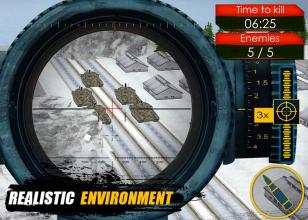 Sniper Target Shooter 3D Winter FPS Sniper Games截图2