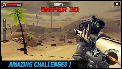 Army Sniper 3d 2019 Desert Battleground截图3