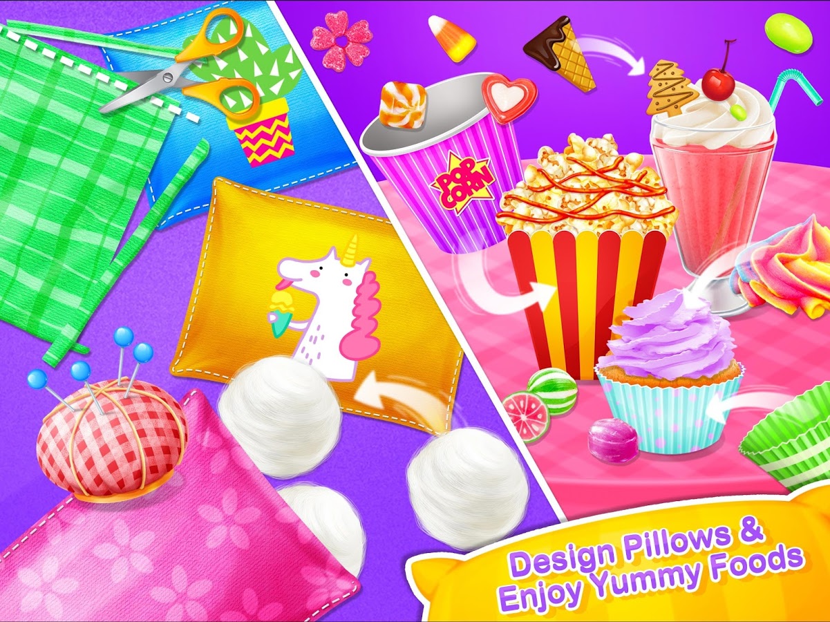 BFF PJ Party - Crazy Pillow Fight Slumber Fun截图5