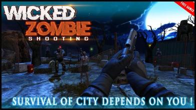 Wicked Zombie Shooting Game 2k19截图5