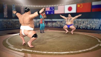 Sumo Wrestling 2019: Live Sumotori Fighting Game截图5