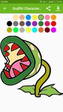 Graffiti Character Coloring Pages截图3