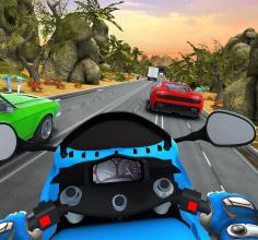 Bike race Highway racing 3D Endless Traffic Racer截图3