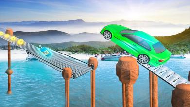 Impossible Car Stunt driving Simulator 2019截图3