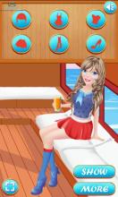 Princess Private Yacht  dress up games for girls截图3