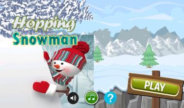 Hopping Snowmansnow game截图5