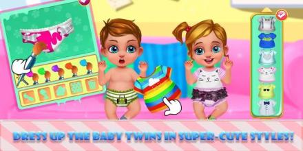 Newborn Sweet Baby Twins  Baby Girls Makeover截图5