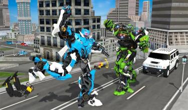 Grand Robot Car BattleUSA Robot Super Car截图2