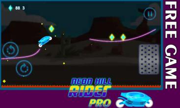 Neon Hill Rider Pro截图2