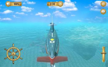 Underwater Car Transport Submarine Driving Games截图2