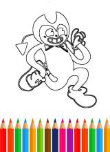 Coloring Bendy Book截图3