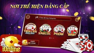 Game bai doi thuong  Danh bai doi thuong iOnline截图2