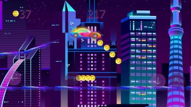 Neon city race mania截图1