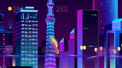 Neon city race mania截图2