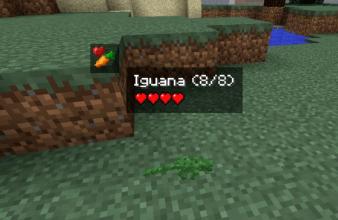 Lizard Iguana Mod for MCPE截图2