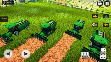 Modern Farm Simulator 19 New Tractor Farming Game截图2