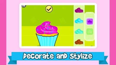 Bakery & Cooking Games: Bake Cupcakes截图1