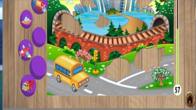 Toodles Puzzle Dinosaur Vehicle School Animals截图3